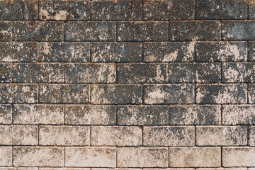 Background and texture of old stoned wall