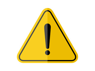 isolated generic caution, common hazardous symbols on yellow round triangle board warning sign for icon, label, logo or package industry etc. paperwork flat style vector design.