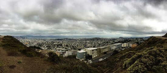 Twin Peaks: View of San Francisco CA