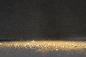 Golden Sparkle abstract glitter  texture holiday background