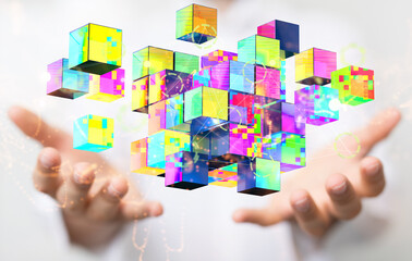 Futuristic wave, Futuristic data stream