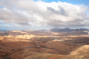 Fototapeta na wymiar View of Betancuria mountains Fuerteventura Canary Islands Spain