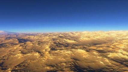 Deserted alien planet
