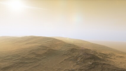 Deserted alien planet
