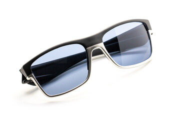 Image of modern fashionable sunglasses isolated on white background, Glasses.