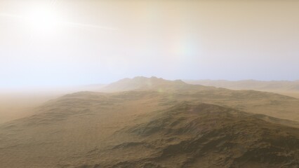 Deserted alien planet
