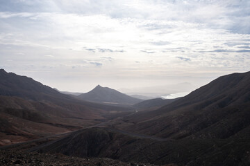 View of Betancuria mountains Fuerteventura Canary Islands Spain