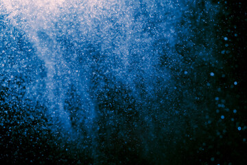 blue light, beautiful bokeh background ,texture