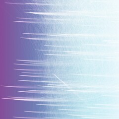 White thin lines on the gradient background. Winter colors. Snowstorm imitation