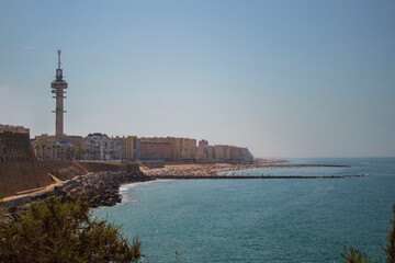 Fotografía de la costa de Cádiz