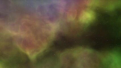 nebula gas cloud in deep outer space
