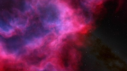 nebula gas cloud in deep outer space
