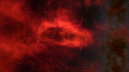 nebula gas cloud in deep outer space

