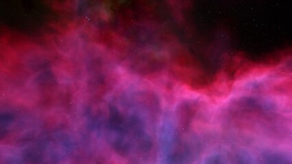 nebula gas cloud in deep outer space
