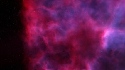 nebula gas cloud in deep outer space
