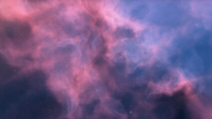 nebula gas cloud in deep outer space
