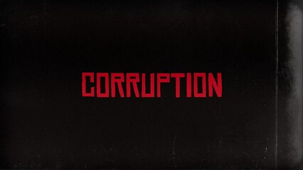 Corruption Text Animation Background V1