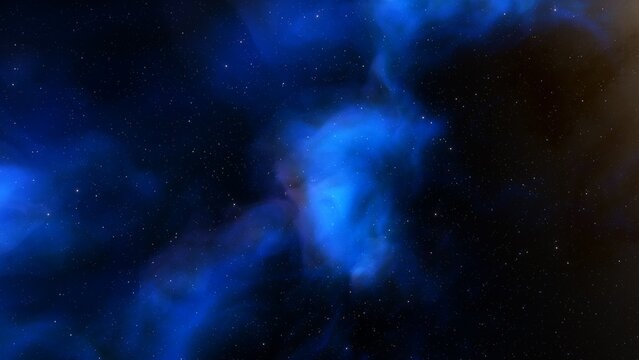 nebula gas cloud in deep outer space © ANDREI