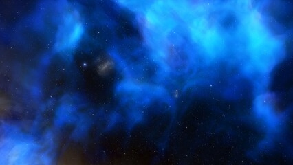 Fototapeta premium Universe filled with stars, nebula and galaxy 