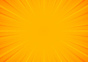 Obraz premium Bright orange and yellow rays background