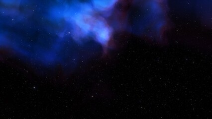 Fototapeta premium Universe filled with stars, nebula and galaxy 