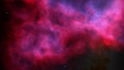 Universe filled with stars, nebula and galaxy
