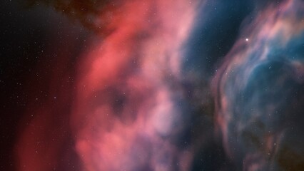 Universe filled with stars, nebula and galaxy
