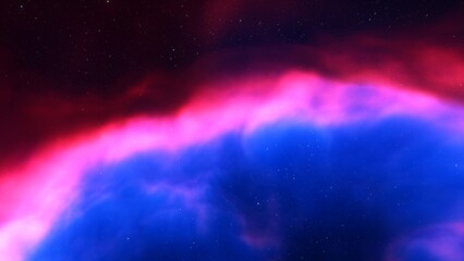 Obraz premium Universe filled with stars, nebula and galaxy 