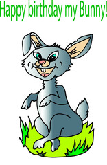 Happy birthday card in English