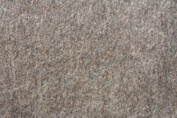 Natural beige felt as an abstract background. Texture and pattern of the material