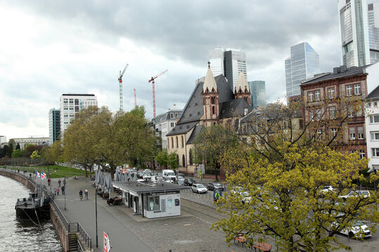 Frankfurt city streets, Germany.