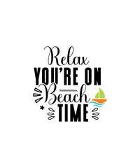 Beach Bundle, Summer Cut Files SVG PNG, Summertime SVG, Summer Svg File for Cutting, Silhouette, Cricut, Commercial Use, Digital Designs