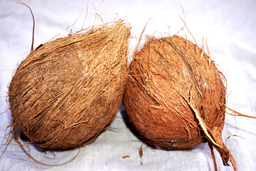 Tropical fruit coconut isolated