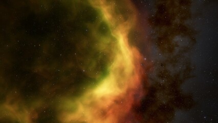 Obraz premium Space of night sky with cloud and stars 