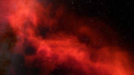 Space of night sky with cloud and stars
