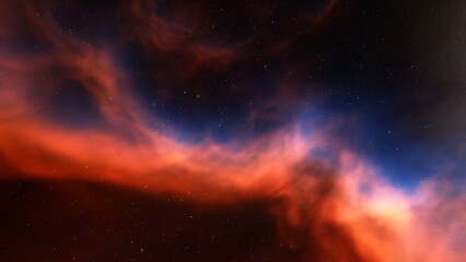 Fototapeta premium Night sky - Universe filled with stars, nebula and galaxy 