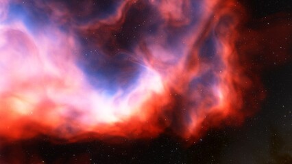 Fototapeta premium Night sky - Universe filled with stars, nebula and galaxy 