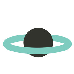 Planet Space Cosmos Satellire Globe Sphere Atom  Molecule Astronomy Round Label Icon. Celestial Planet Orbit Symbol Template. Graphic Boho Simple Planet.