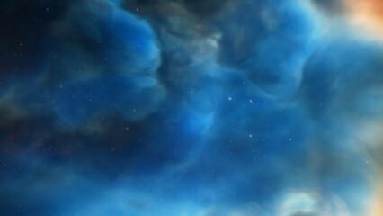 Space nebula, for use with projects on science, research, and education. Illustration
