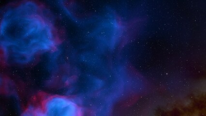 Space nebula, for use with projects on science, research, and education. Illustration
