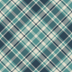 Plaid pattern vector. Check fabric texture. Seamless textile design for clothes, paper print.