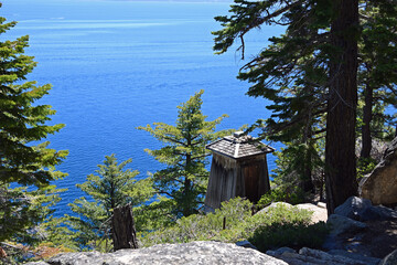 Old Lighthouse at Rubicon Point, Lake Tahoe, California