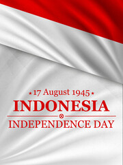 Fototapeta na wymiar 17th of August Independence day of Indonesia. Concept Independence Day celebrations in the Republic Indonesia.