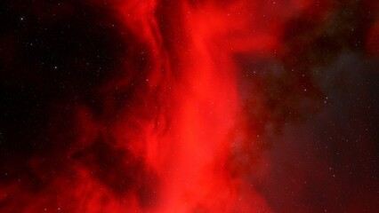 bright nebula, nebula in space, majestic red-purple nebula, beautiful space background 3D render
