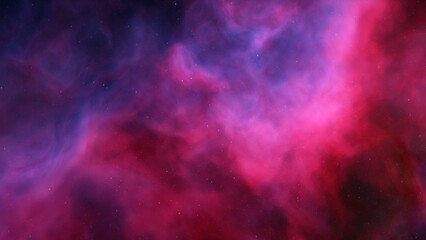 bright nebula, nebula in space, majestic red-purple nebula, beautiful space background 3D render  © ANDREI