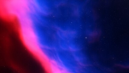 bright nebula, nebula in space, majestic red-purple nebula, beautiful space background 3D render
