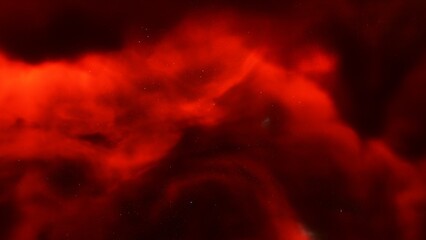 bright nebula, nebula in space, majestic red-purple nebula, beautiful space background 3D render
