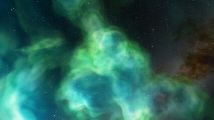 Fototapeta premium bright nebula, nebula in space, majestic red-purple nebula, beautiful space background 3D render 