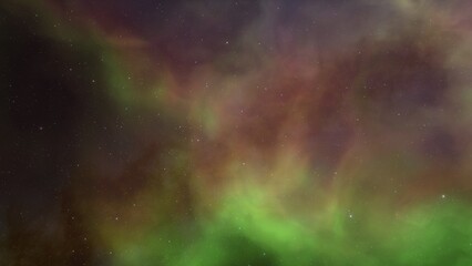 red-violet nebula in outer space, horsehead nebula, unusual colorful nebula in a distant galaxy, red nebula 3d render
