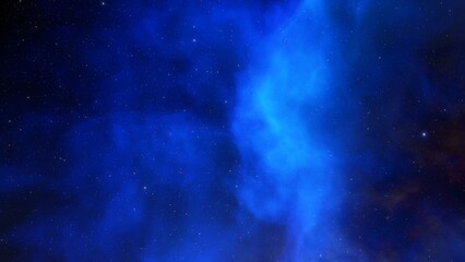 Deep space nebula with stars. Bright and vibrant Multicolor Starfield Infinite space outer space background with nebulas and stars. Star clusters, nebula outer space background 3d render

